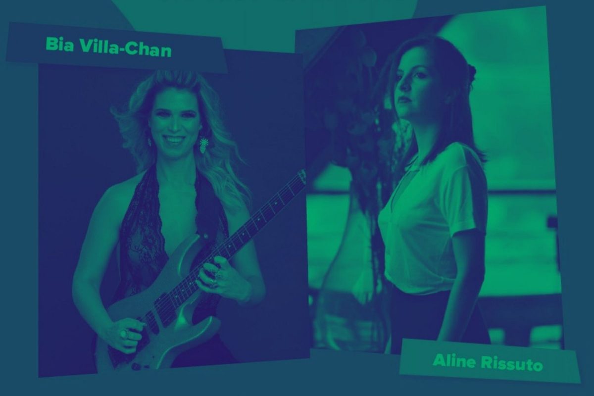 Mulheres multi-instrumentistas: Aline Rissuto e Bia Villa-Chan
